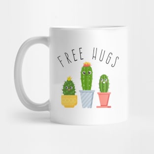 Free Hugs - Cacti design Mug